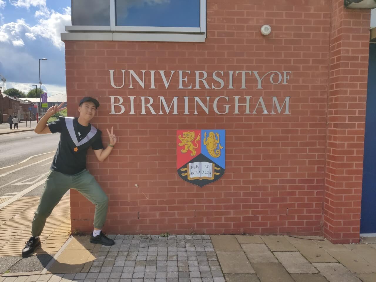 Me @ University of Birmingham